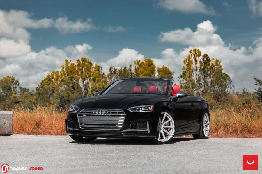  Audi S5 Cabriolet on Vossen Wheels (VFS10) 2017 года  (фото 2 из 13)